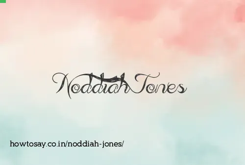 Noddiah Jones
