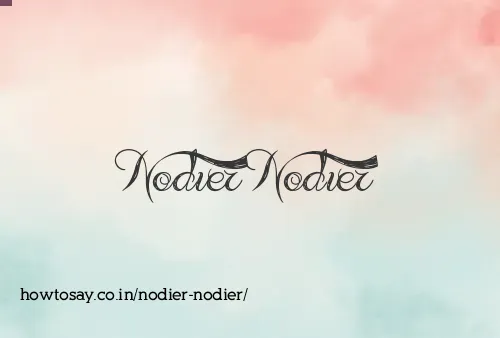 Nodier Nodier