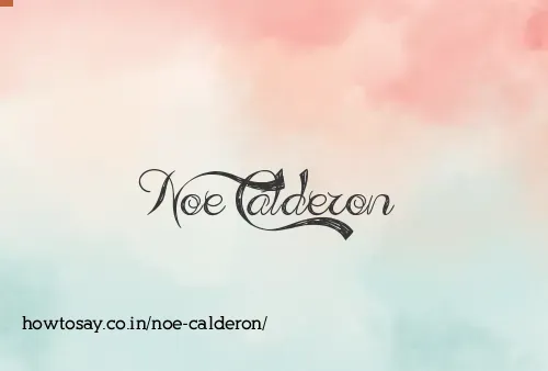 Noe Calderon