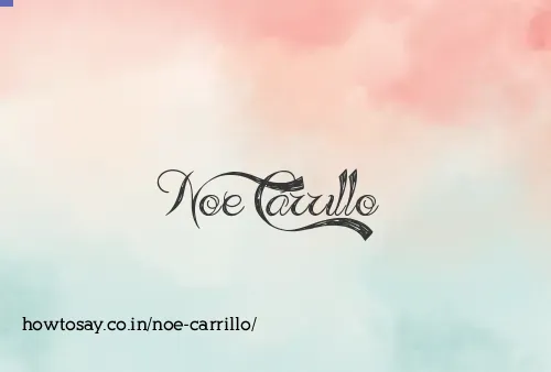 Noe Carrillo