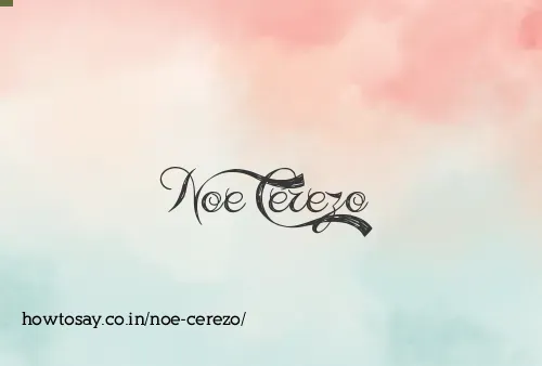 Noe Cerezo