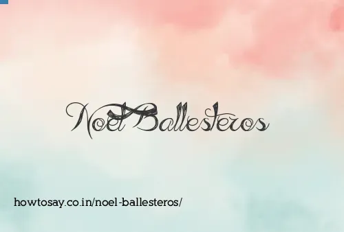 Noel Ballesteros