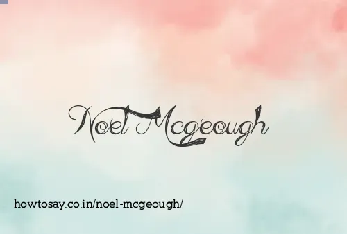 Noel Mcgeough
