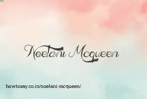 Noelani Mcqueen