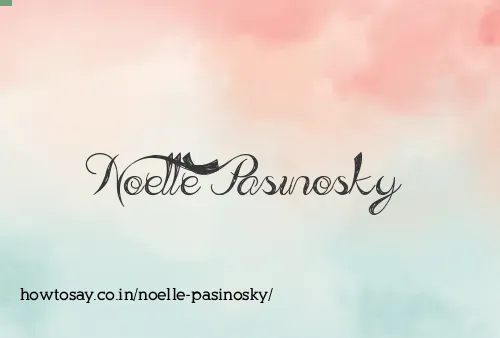 Noelle Pasinosky
