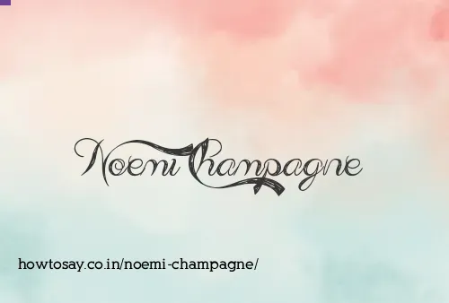 Noemi Champagne