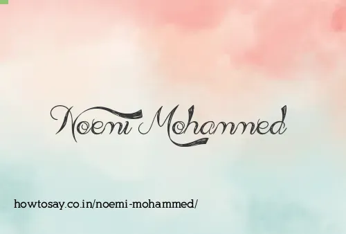 Noemi Mohammed