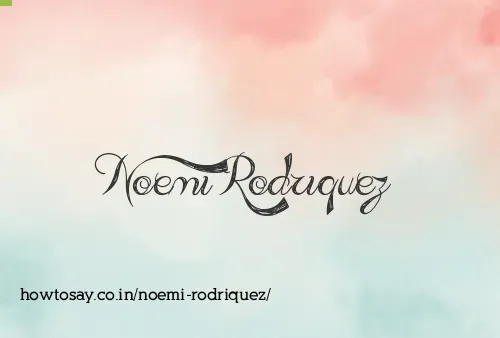Noemi Rodriquez