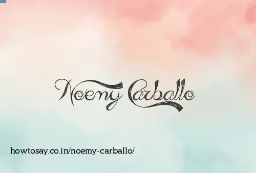 Noemy Carballo