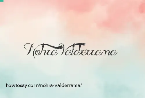 Nohra Valderrama