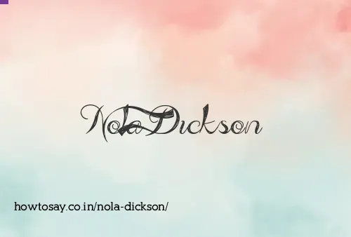 Nola Dickson