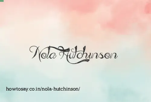 Nola Hutchinson