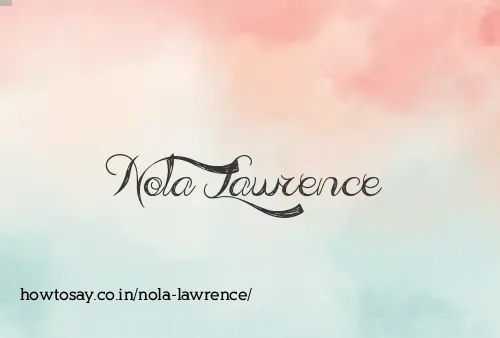 Nola Lawrence