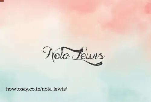Nola Lewis