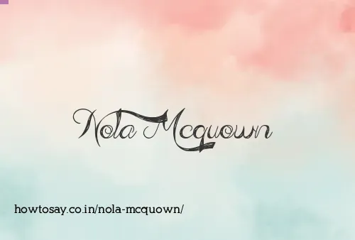 Nola Mcquown