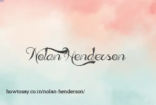 Nolan Henderson