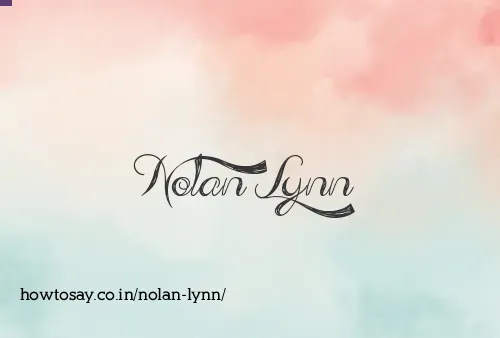 Nolan Lynn