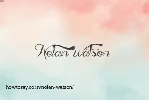 Nolan Watson