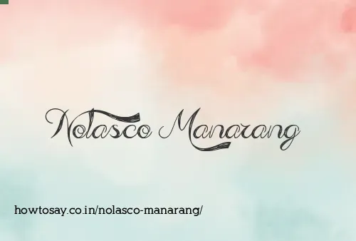 Nolasco Manarang