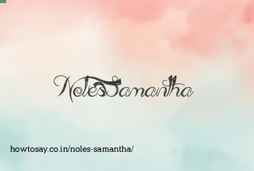 Noles Samantha
