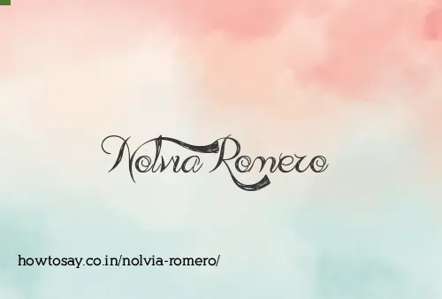 Nolvia Romero