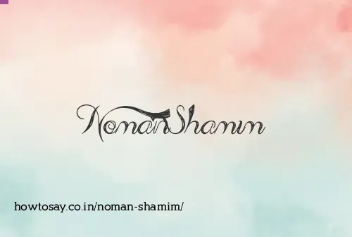 Noman Shamim