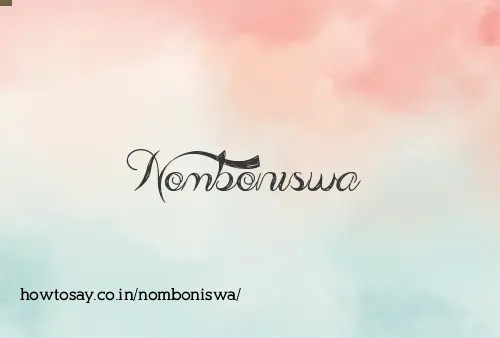 Nomboniswa