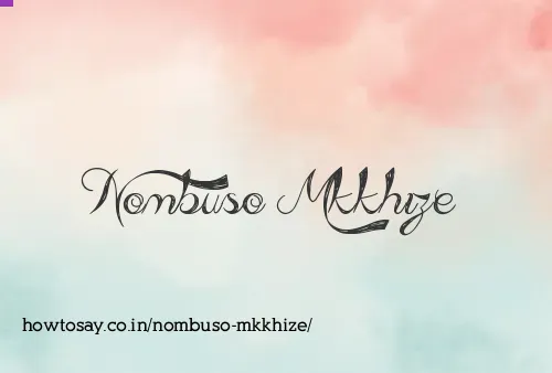 Nombuso Mkkhize