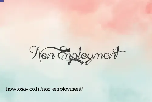 Non Employment