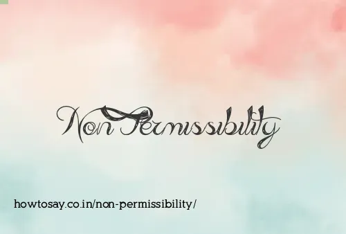 Non Permissibility