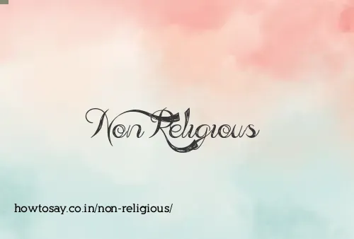 Non Religious