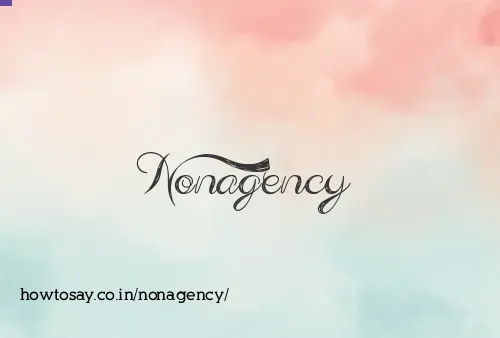 Nonagency