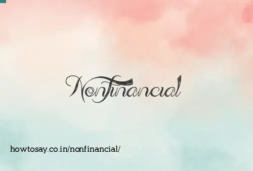 Nonfinancial