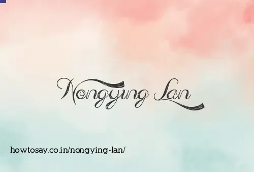 Nongying Lan