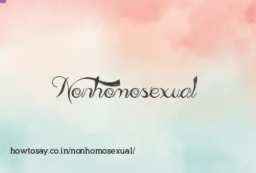 Nonhomosexual