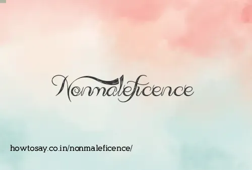 Nonmaleficence