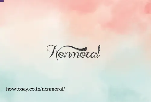 Nonmoral