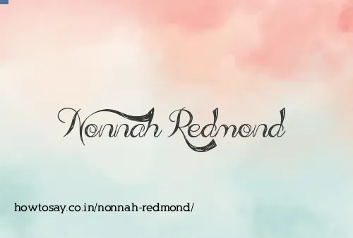 Nonnah Redmond
