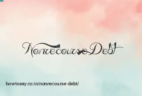 Nonrecourse Debt