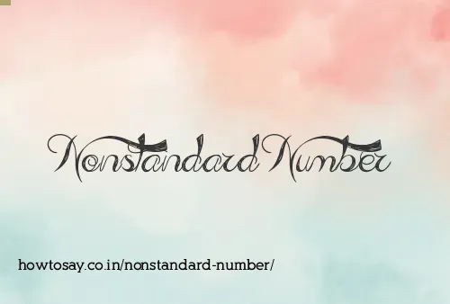 Nonstandard Number