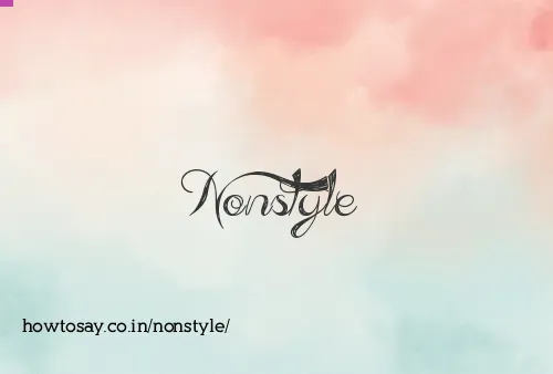 Nonstyle
