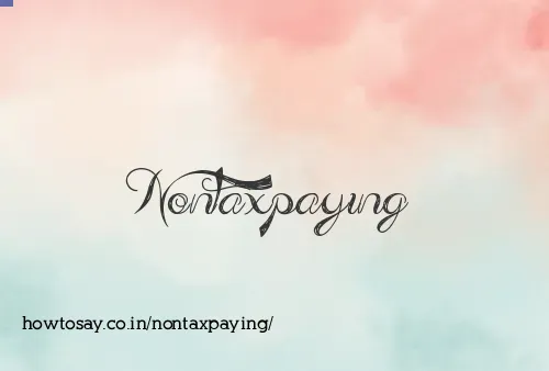 Nontaxpaying
