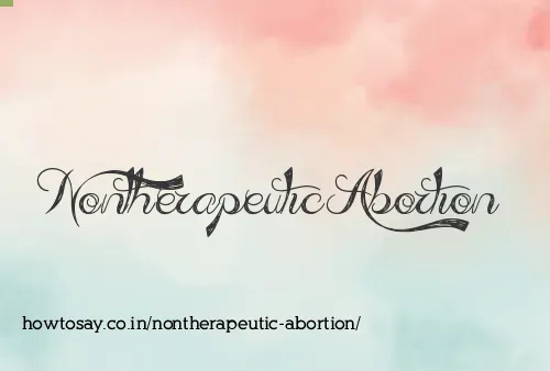 Nontherapeutic Abortion