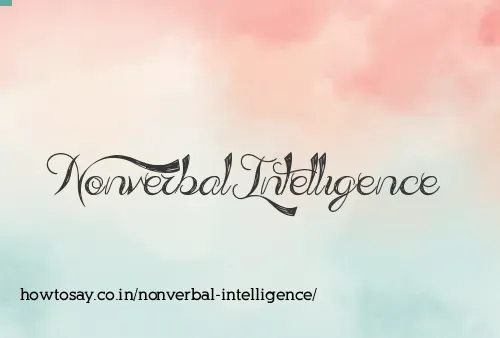 Nonverbal Intelligence