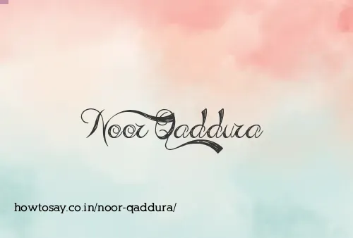 Noor Qaddura