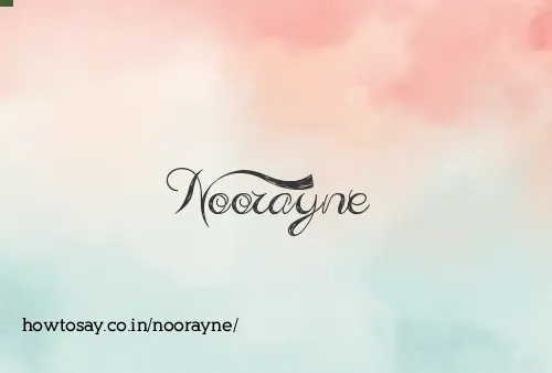 Noorayne