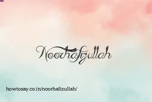 Noorhafizullah