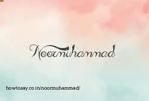 Noormuhammad