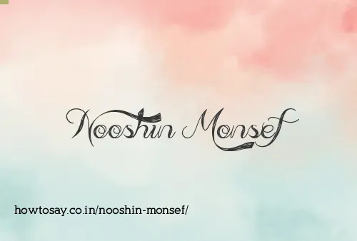 Nooshin Monsef
