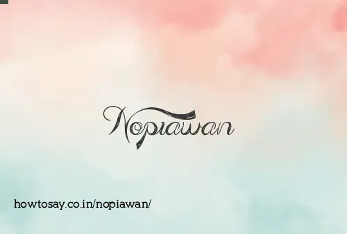 Nopiawan